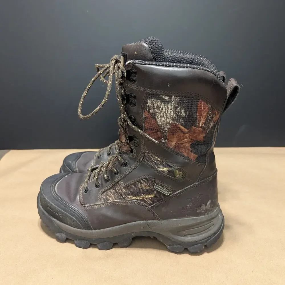 Red Wing Irish Setter King Toe Camo Leather Work Boots Lace Up Hunting Camping